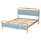 Baxton Studio Mateo Modern and Contemporary Baby Blue Fabric and Natural Wood Queen Size Platform Bed 245-13448-ZORO - alternate 3